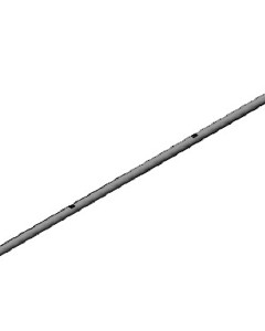 Pipe Galv Ø45x0,95x3430mm 4 Holes NBR 6591